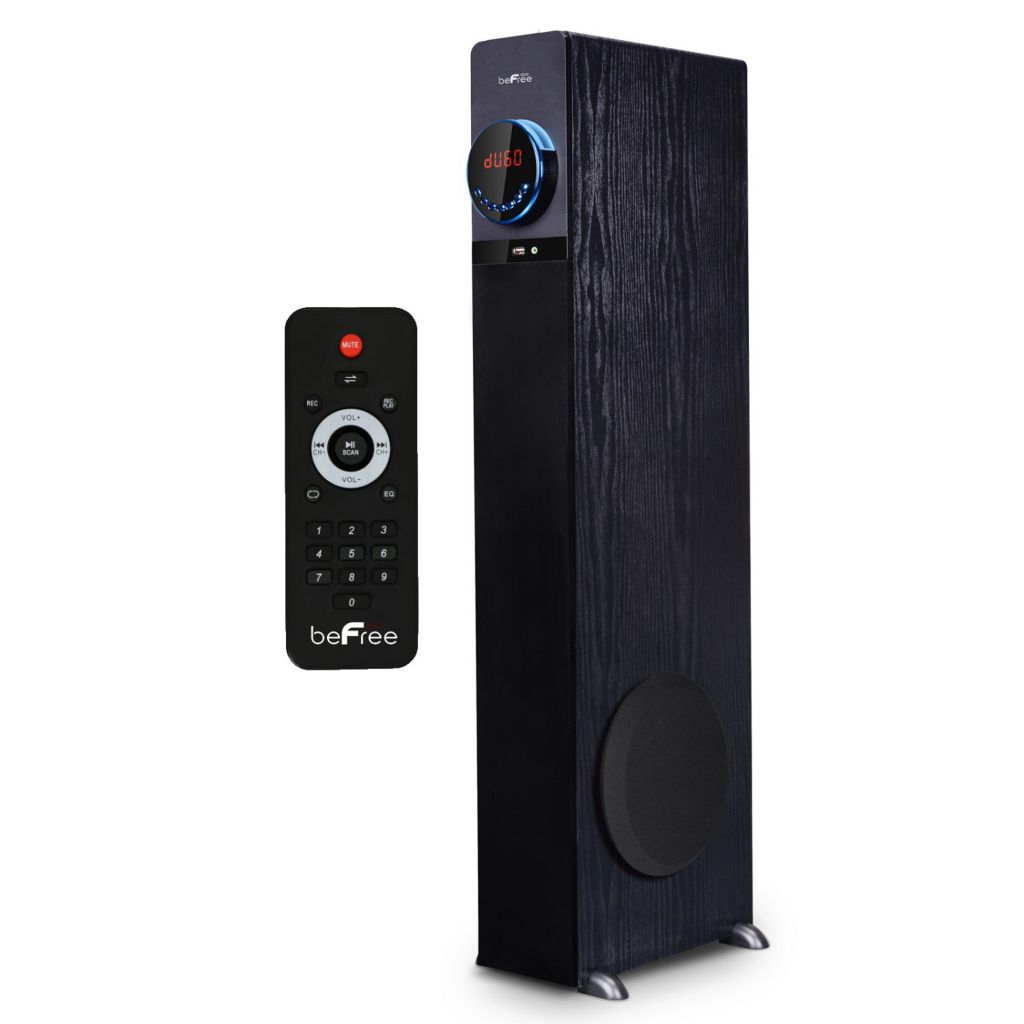 befree sound bluetooth powered tower speaker
