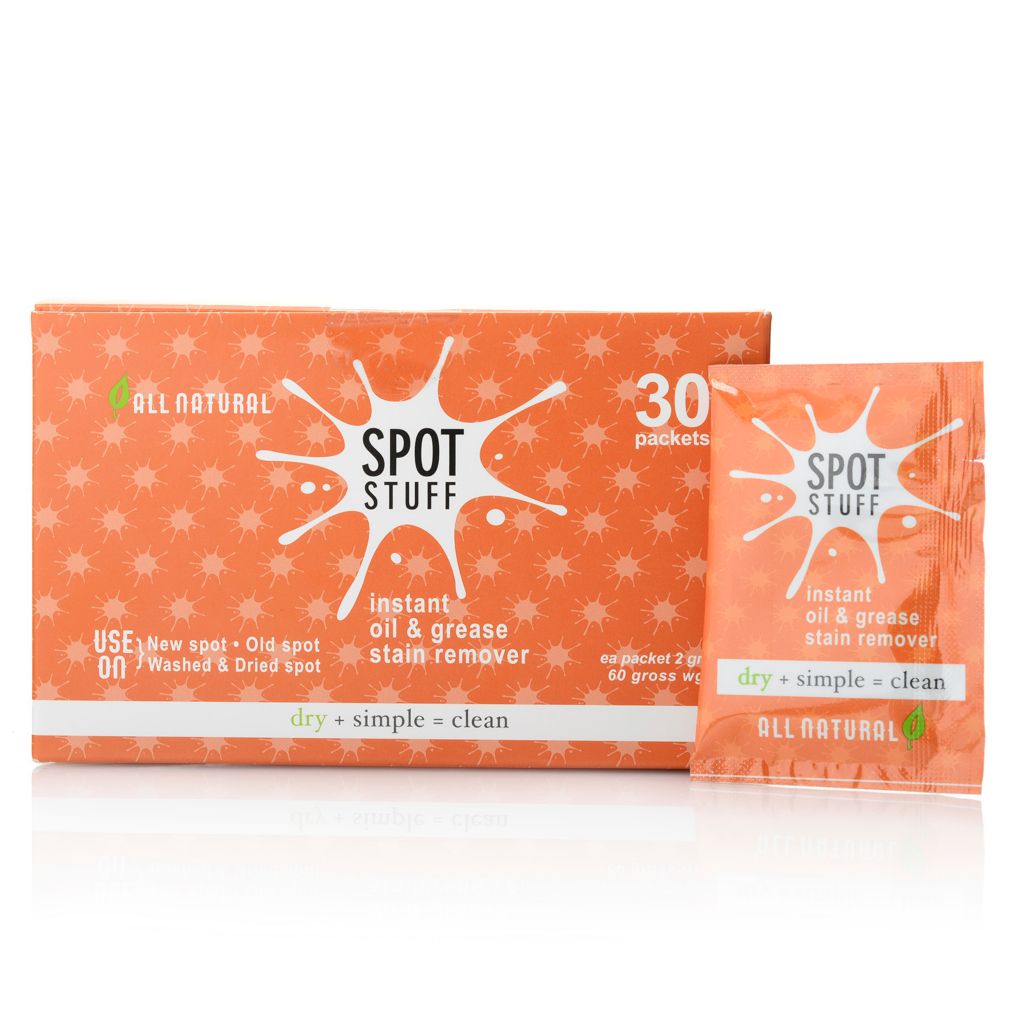Spot Stuff Set of 30 Oil u0026 Grease Stain Remover - ShopHQ.com