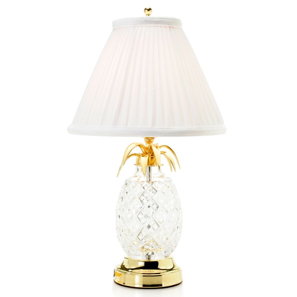 Waterford Crystal 0280922500 25 Hospitality Pineapple Crystal Table Lamp -  Pineapple Table & Floor Lamps - …