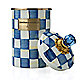 Royal Check canister and lid