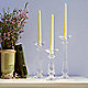 Candlestick sizes with candles (not included)