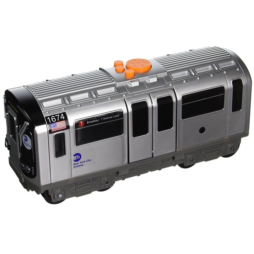 mta motorized subway train set