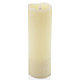 9" ivory candle 