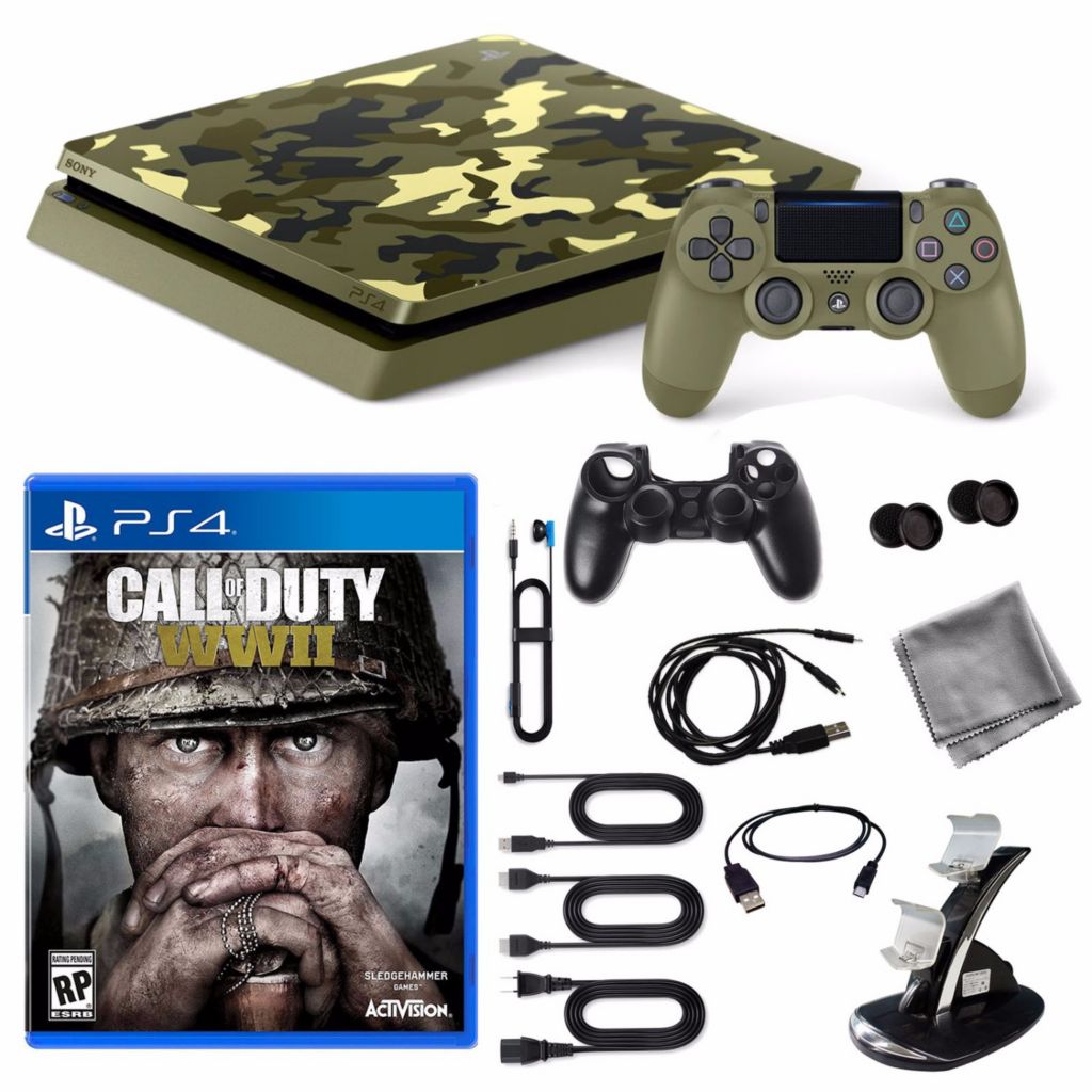 Playstation 4 1tb Call Of Duty Wwii Limited Edition Console W Game Accessories Shophq