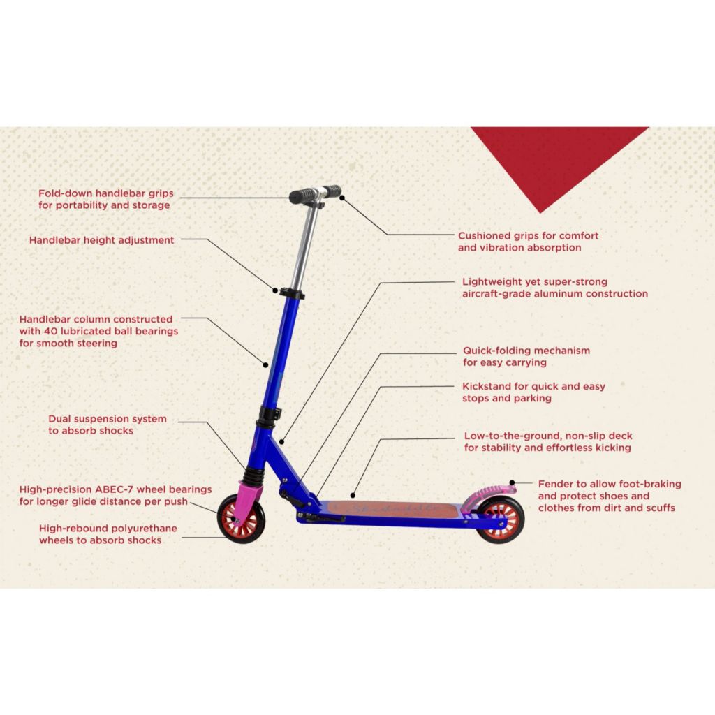 Kick scooter features 