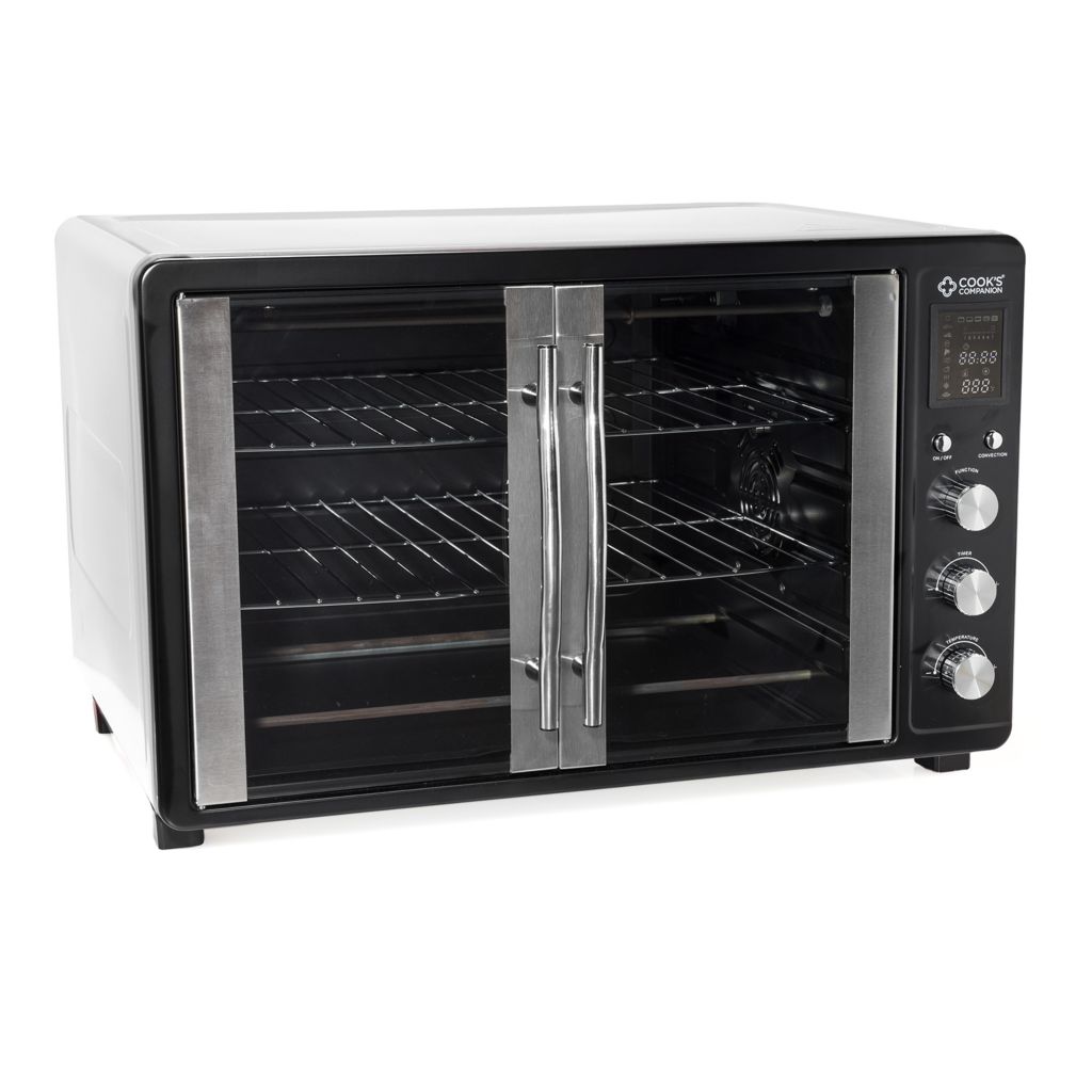 Cook's Companion® 1550W 1.9 cu ft French Door Digital Convection Countertop  Oven 