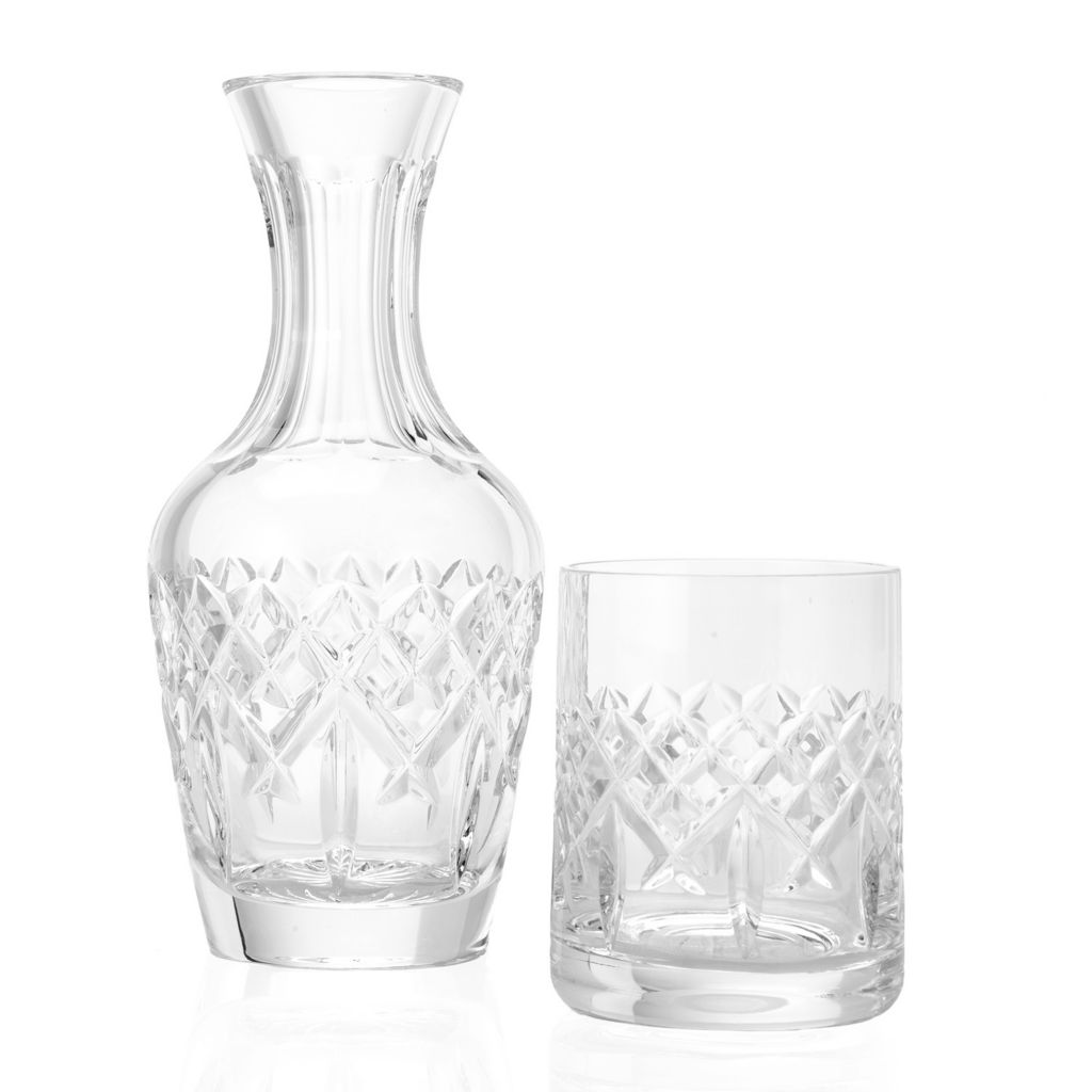 Waterford Crystal Glenmede Bedside Carafe Tumbler Shophq