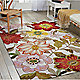 Multi area rug in living room 