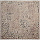 Grey square rug