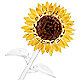 Glass Sunflower