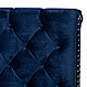 Navy Blue bed frame upholstery