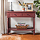 Red console table in your home