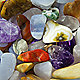 Gem water bottle Multi Gemstone gems close up