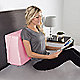 Pink wedge pillow support