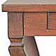Brown side table detail