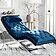 Navy / Silver chaise in your home