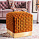 Rust ottoman in your home