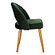 Hunter Green dining chair side