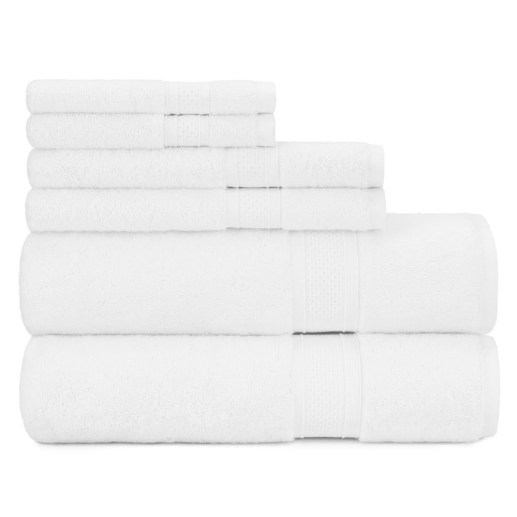 Baltic Linen Luxury Rayon from Bamboo Cotton 6-Piece Towel Set Baltic Sea 