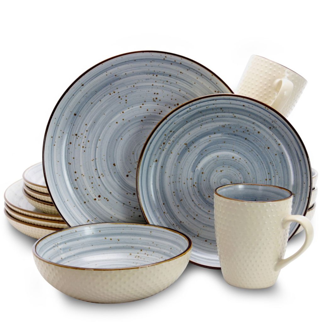 blue tableware sets
