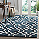 Slate Blue / Ivory rug in your home