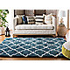 Slate Blue / Ivory rug in your home