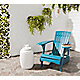 Teal adirondack chair on your patio