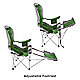 Green folding chair 