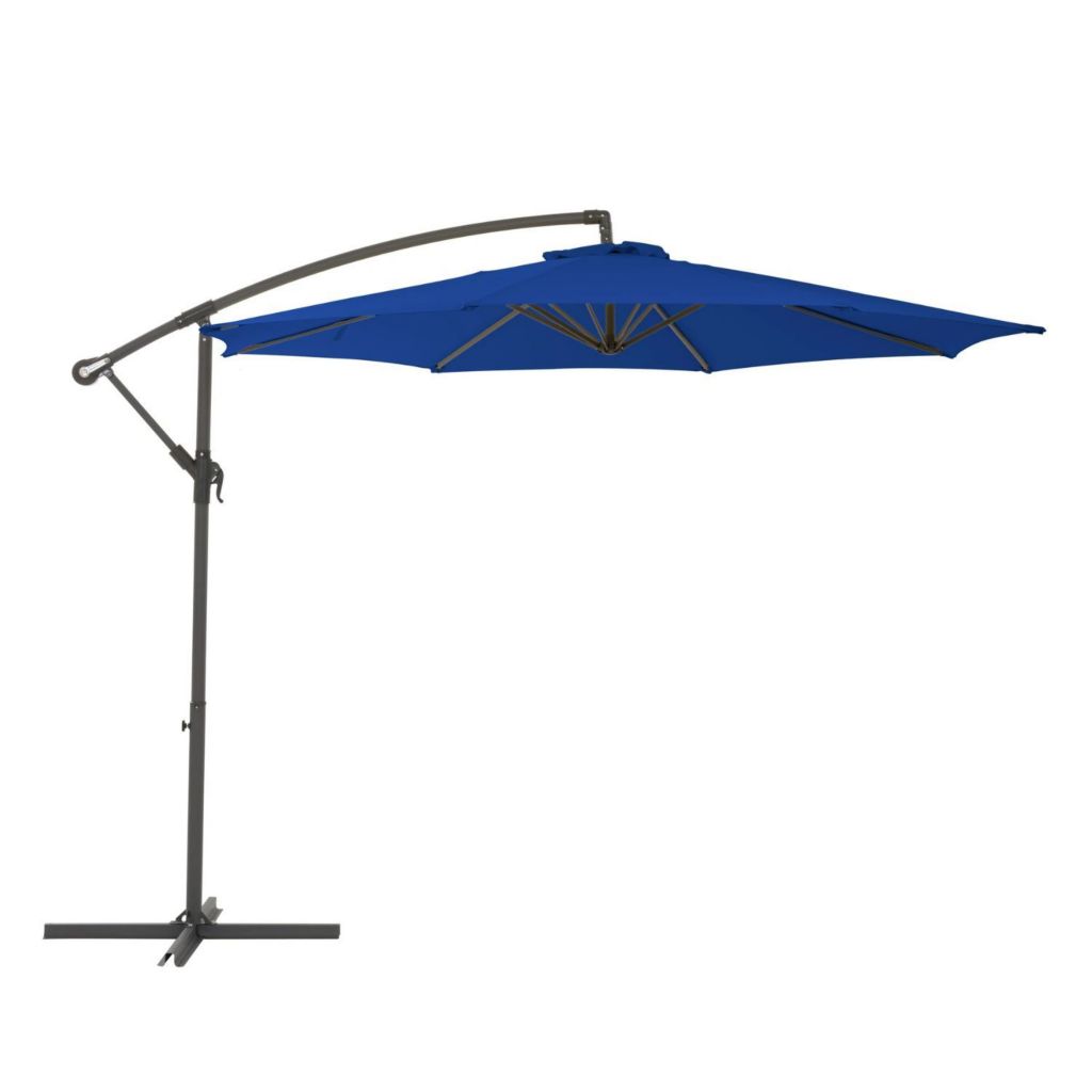 Corliving 9 5ft Uv Resistant Offset Patio Umbrella Choice Of Color Shophq