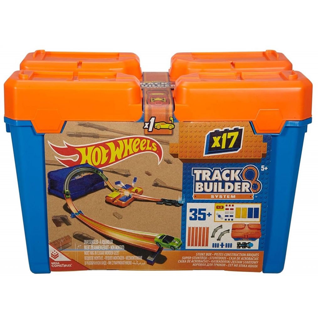 hot wheels track builder 35 pieces