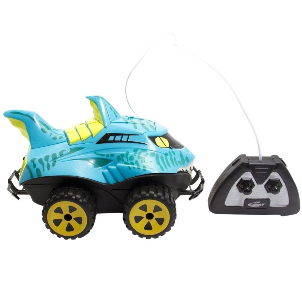 kid galaxy mega morphibian amphibious rc shark