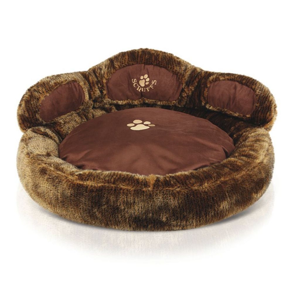 paw shaped dog bed