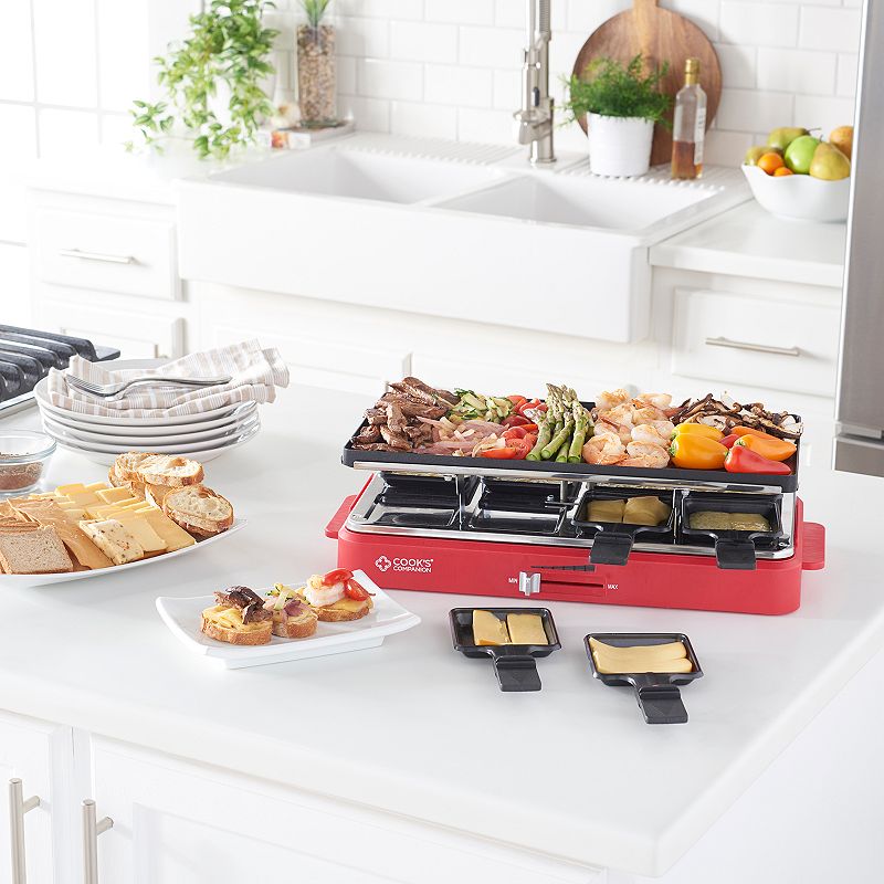 489-318 Cook's Companion® 1300W 3-in-1 Non-Stick Electric Party Table Grill