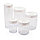 Cindyology Set of 5 Multi-Sized Air-Tight Stack Containers Set