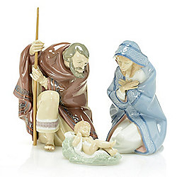 Lladró 3-Piece Hand-Painted & Porcelain Nativity Set