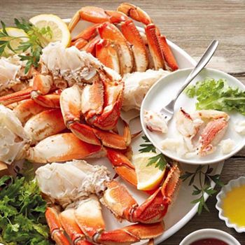 492-542  SeaBear Choice of 2 lbs or 4 lbs Dungeness Crab Clusters - 492-542