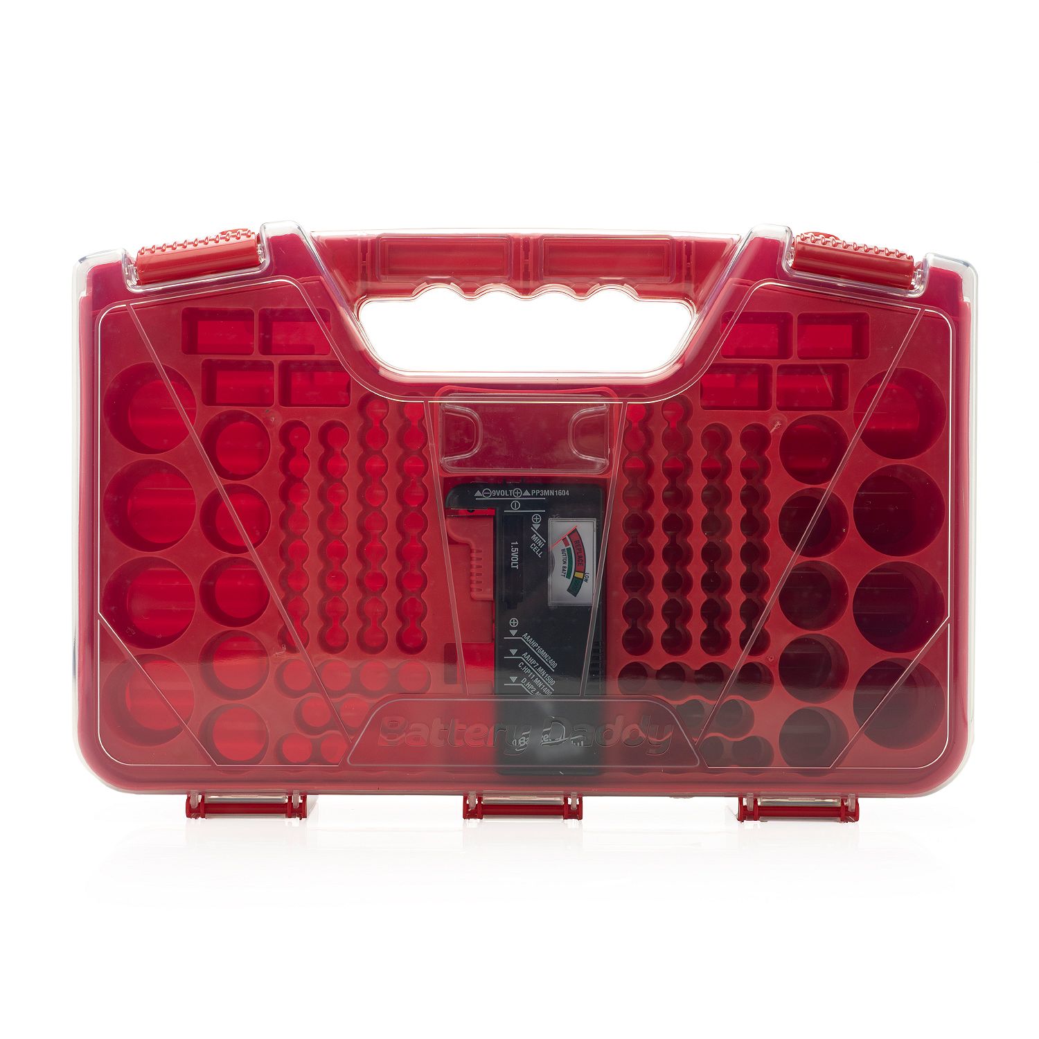 Battery Daddy 13.5" Battery Storage Case & Organizer w/ Built