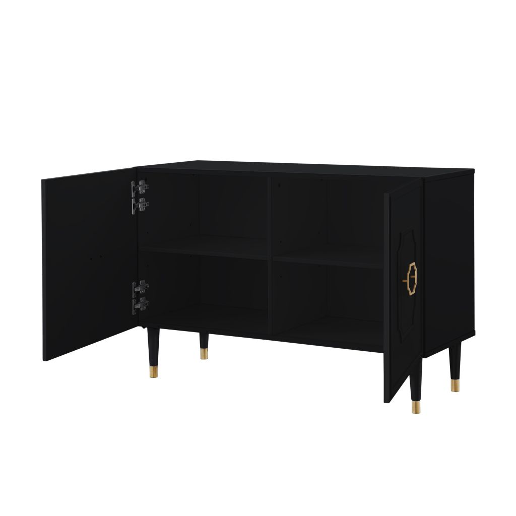black open