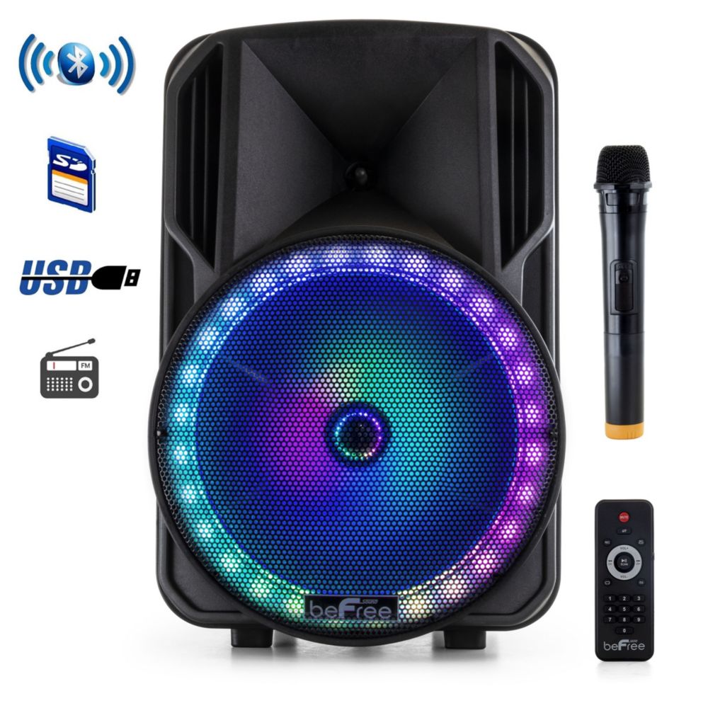party speaker with microphone