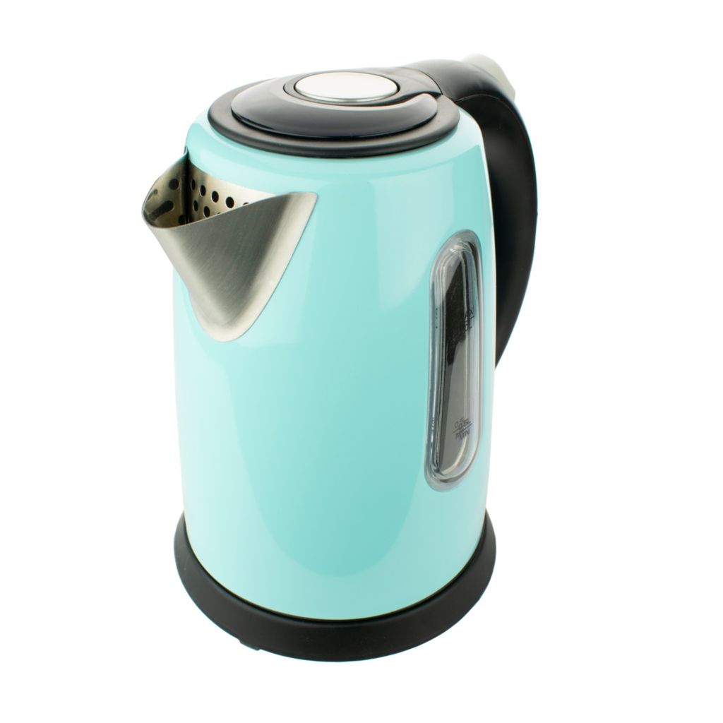 turquoise electric kettle