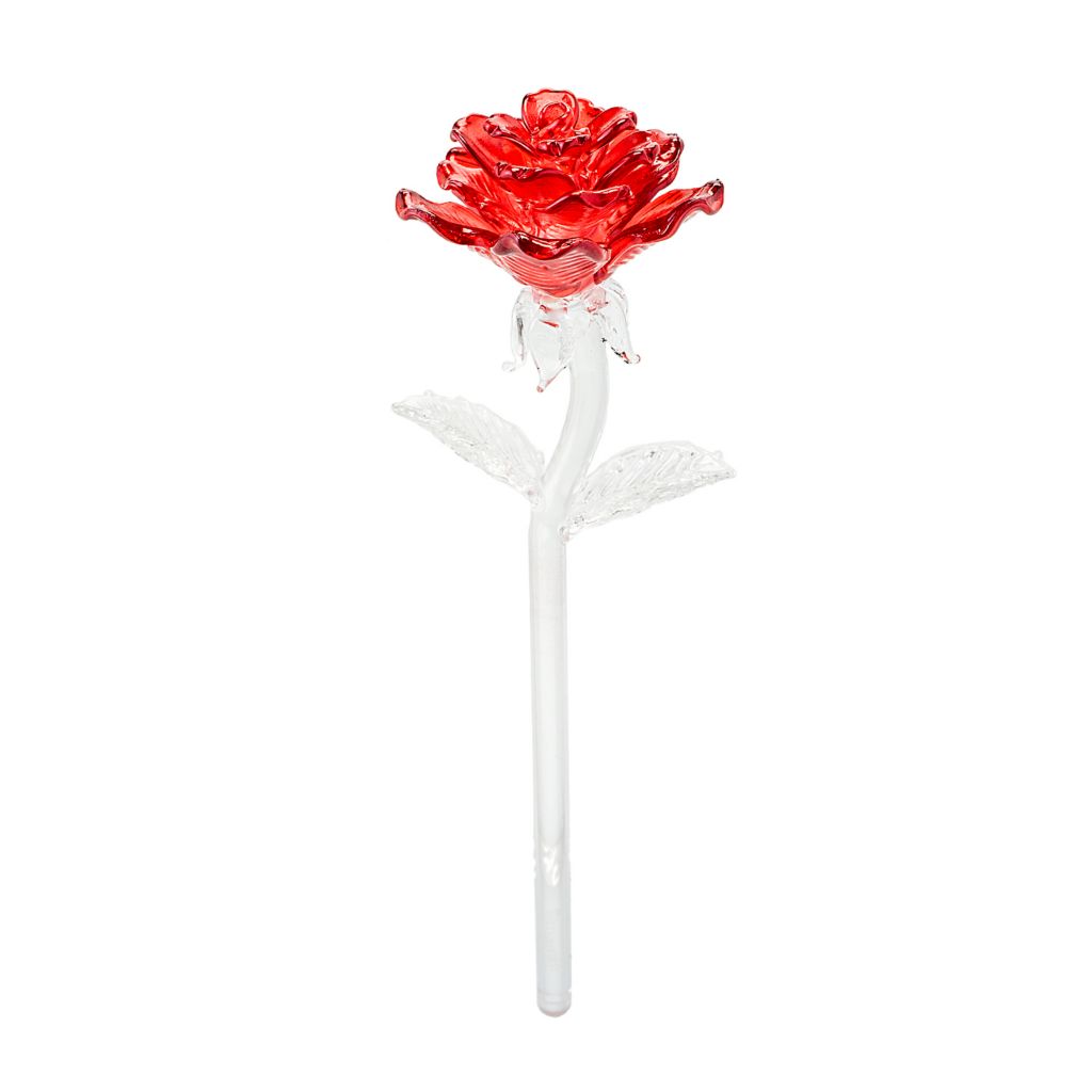  Waterford Crystal Rose Figurine, Fleurology Pearl