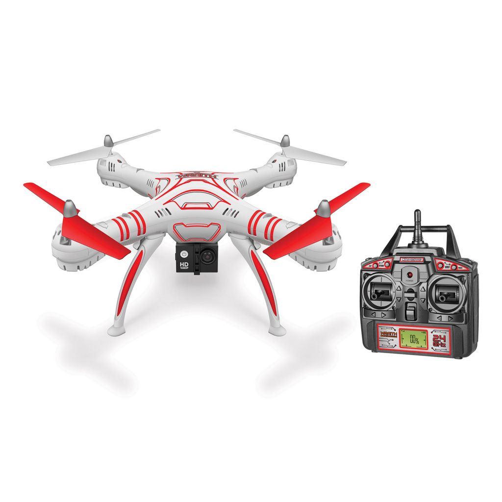 World Tech Toys Wraith 1080p HD Remote Control Spy Drone w SD Card ShopHQ