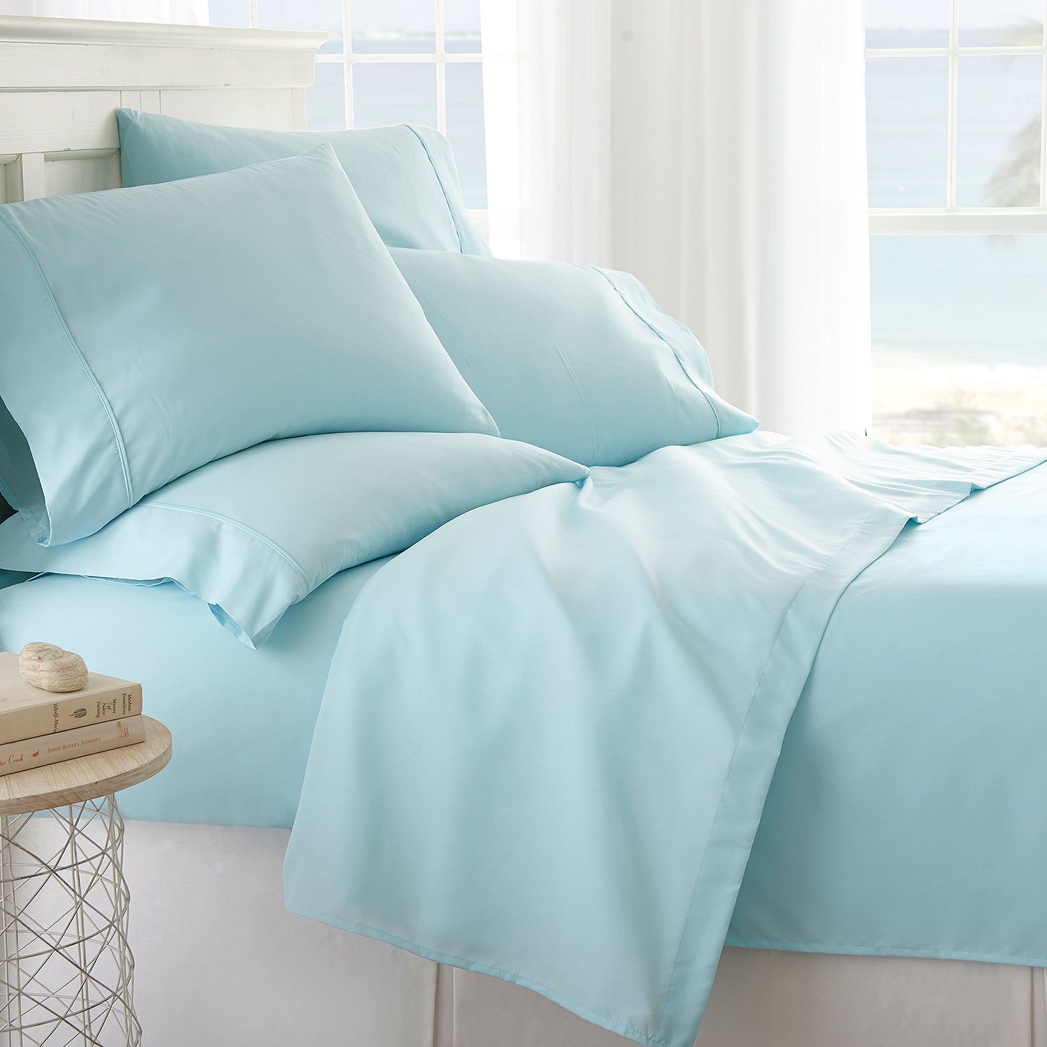 Home Collection Luxury Ultra Soft 6Piece Solid Sheet Set