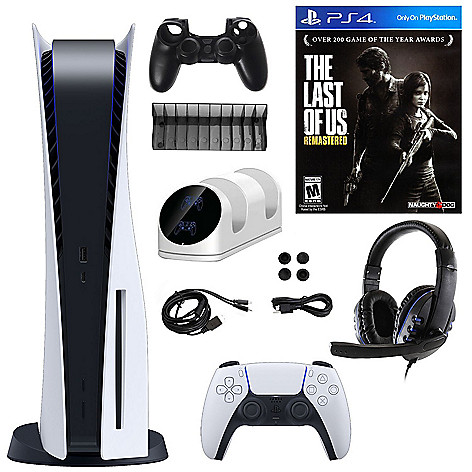 PlayStation 5 w/ The Last of Us Game & Accessories on sale at shophq.com -  501-385
