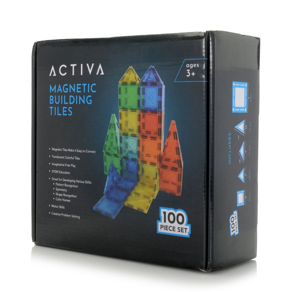 Special Edition-Magna Tiles 100-Piece Clear Colors Magnetic