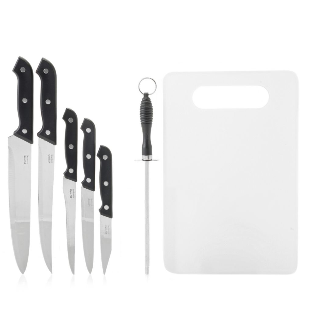 JoyJolt Multi Purpose Kitchen Knife Set, 6 Piece - Multi