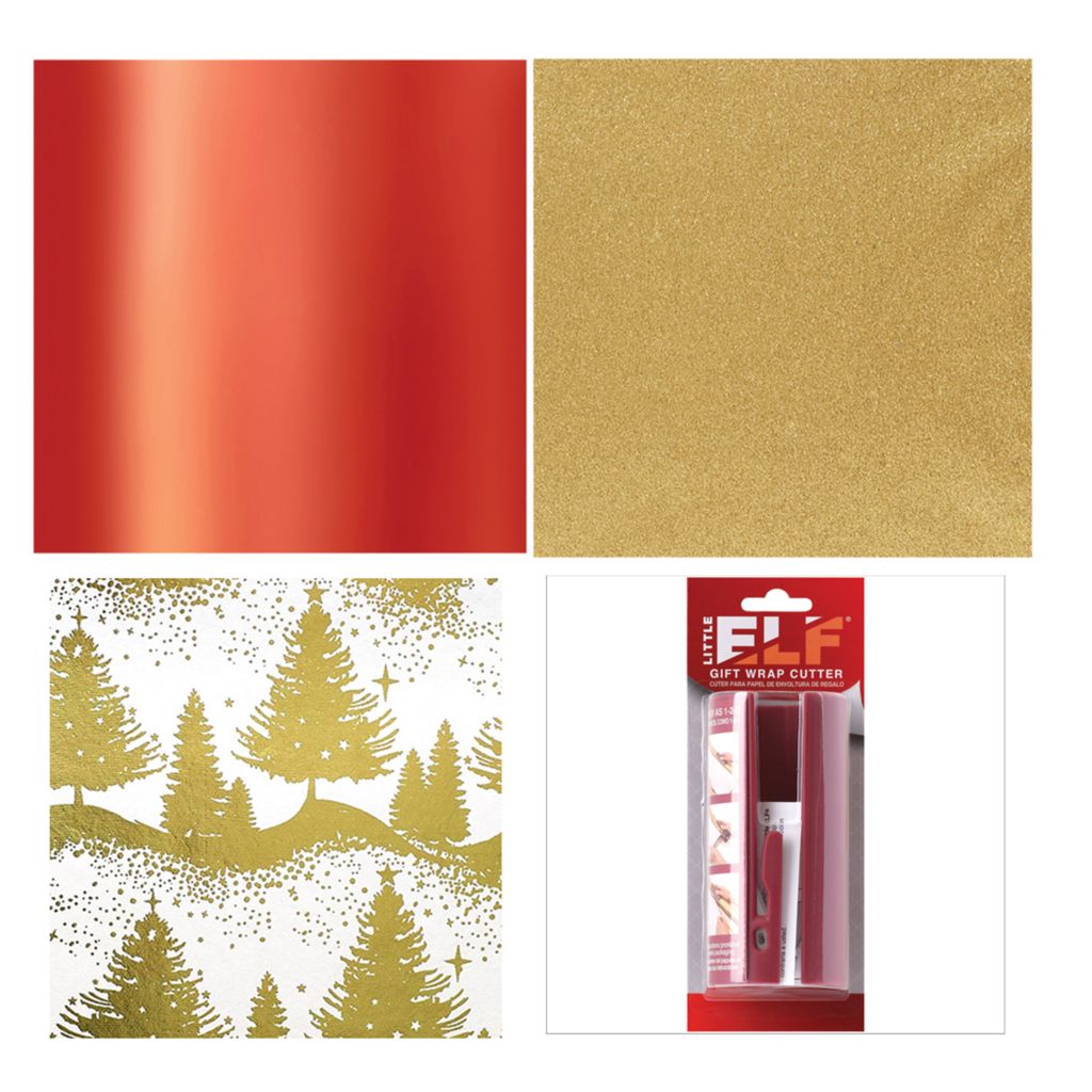 Red Wrapping Paper  Christmas Gift Wrap from Paper Tree