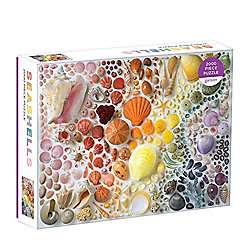 Galison 2000-Piece Rainbow Seashells Puzzle
