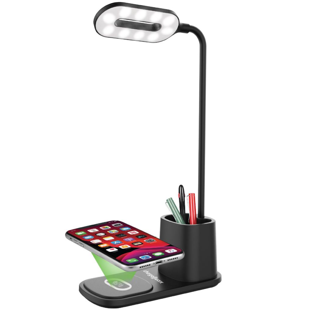 Chargeworx LED Lamp w Wireless Charging ShopHQ