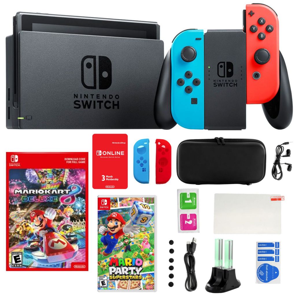 OFERTA  Nintendo Switch Neon + Mario Kart 8 por R$ 1.829 - Adrenaline